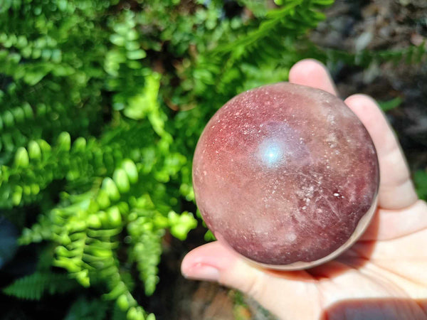 Strawberry Quartz Crystal Sphere