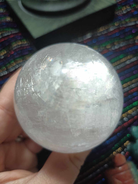 Merkabite Calcite Sphere 2.3in diameter