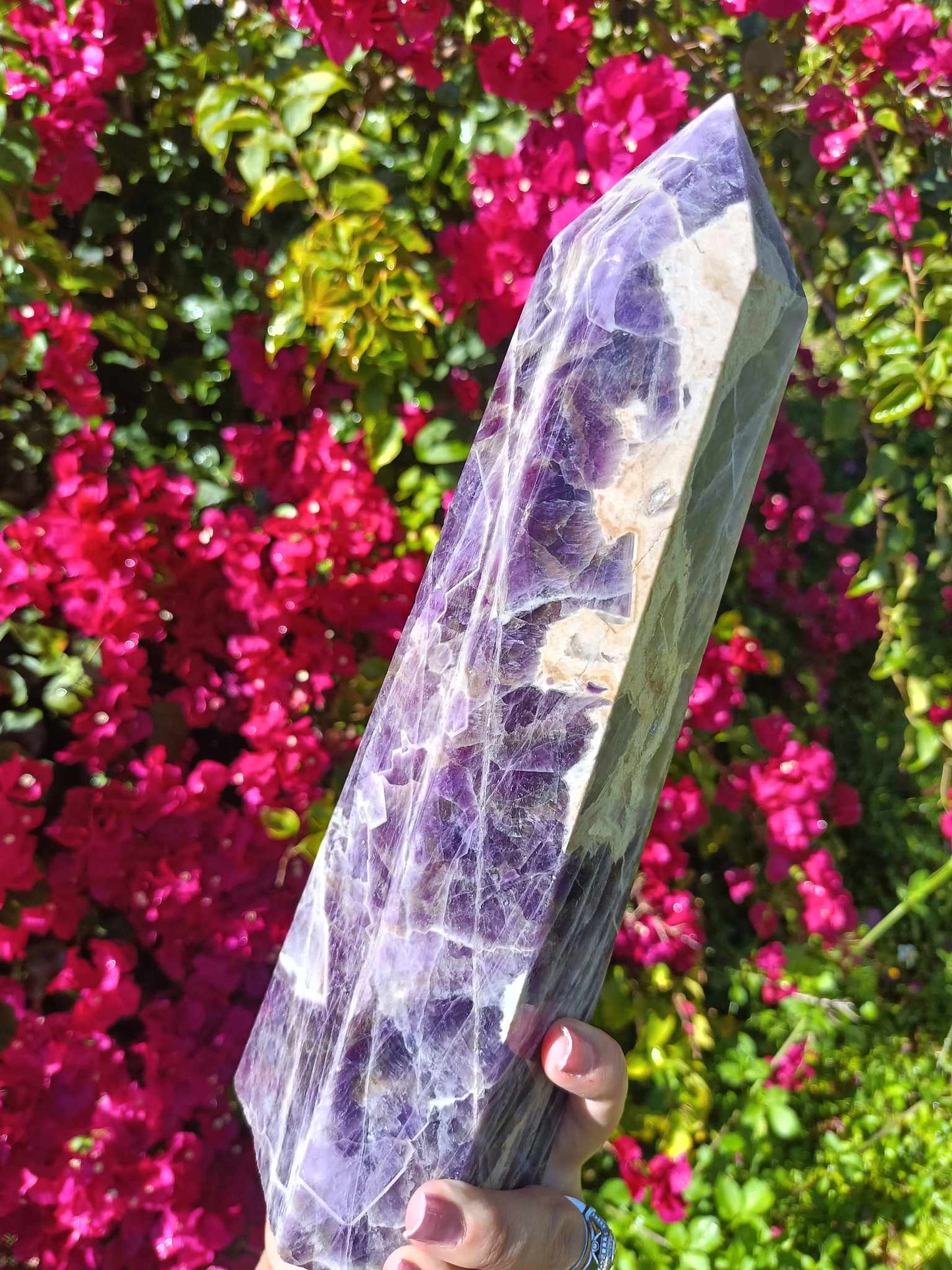 Dream Amethyst large crystal Tower