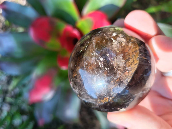 Smokey Quartz Crystal Sphere