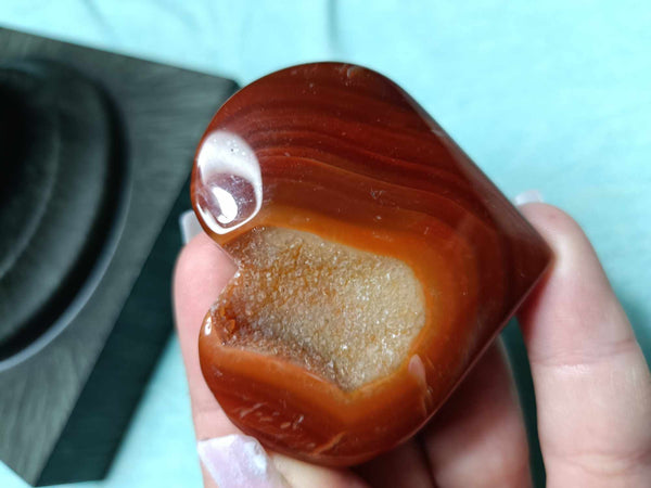 Carnelian Jasper heart