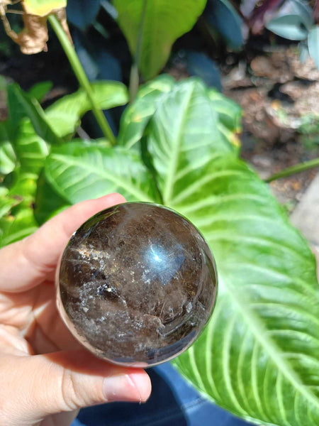 Smokey Quartz Crystal Sphere