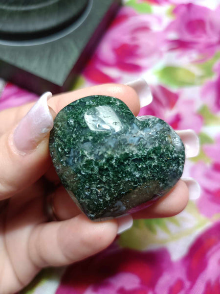 Ocean Jasper Crystal Heart