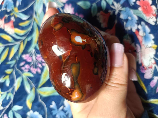 Carnelian Jasper Crystal Heart