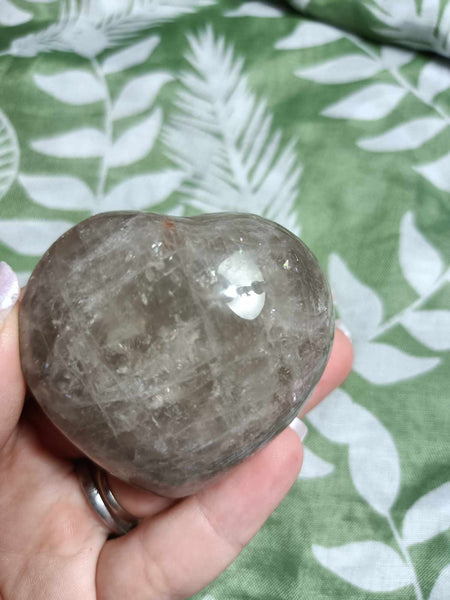 Smokey Quartz Crystal Heart