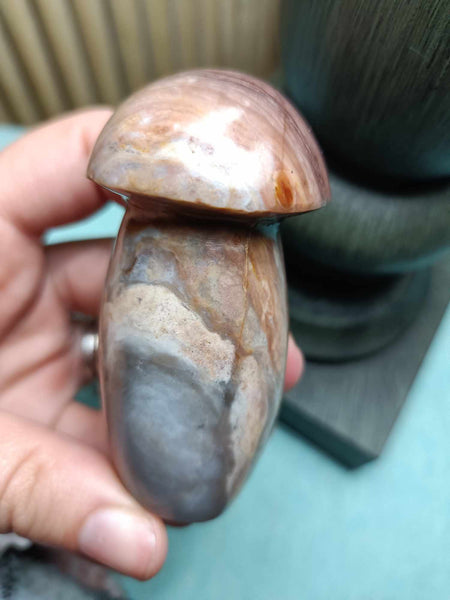 Polychrome Jasper Crystal Mushroom