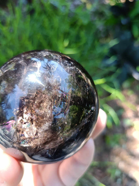 Smokey Quartz Crystal Sphere