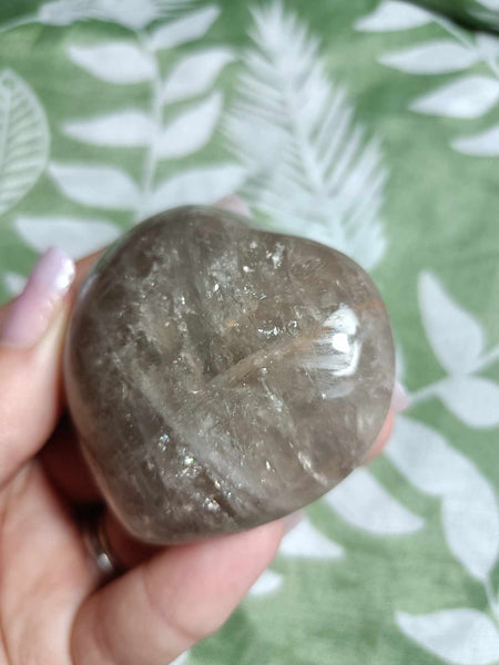 Smokey Quartz Crystal Heart