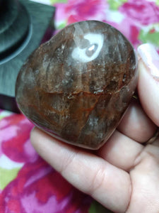 Fire Quartz Crystal Heart