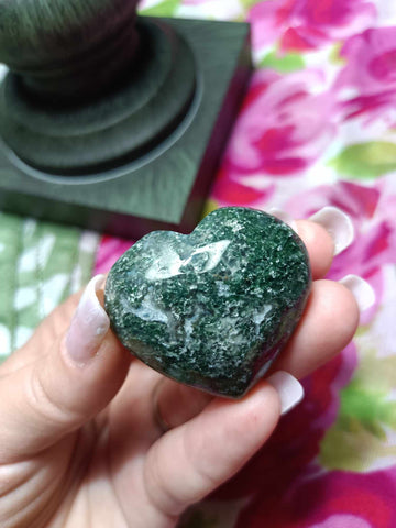 Ocean Jasper Crystal Heart