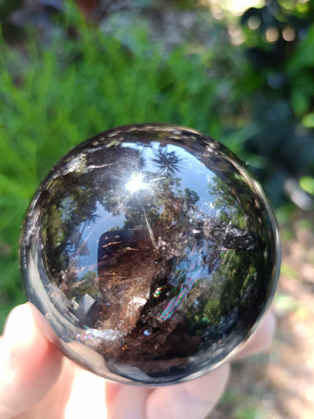 Smokey Quartz Crystal Sphere