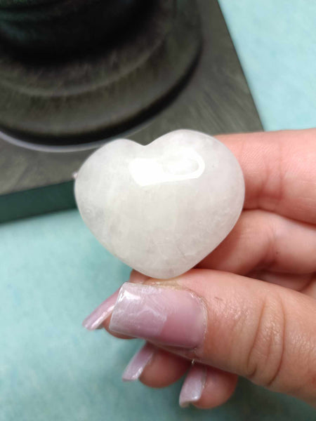 Clear Quartz Crystal heart