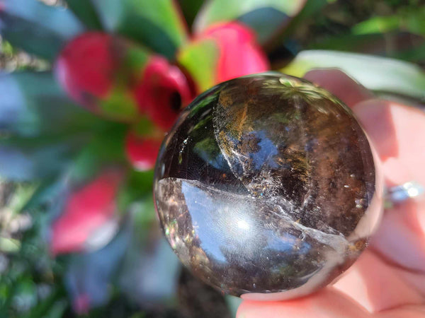 Smokey Quartz Crystal Sphere