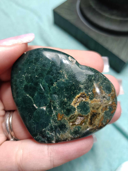 Ocean Jasper Crystal Heart