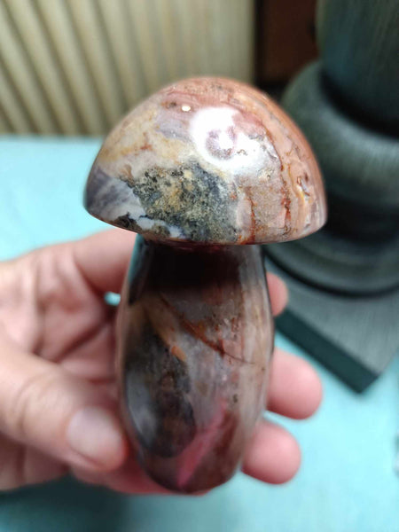 Polychrome Jasper Crystal Mushroom