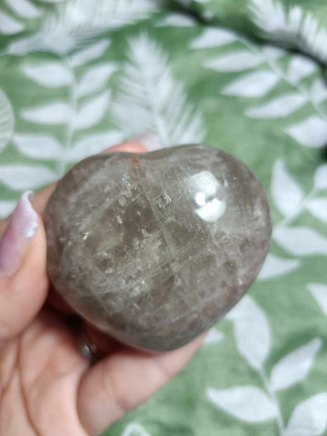 Smokey Quartz Crystal Heart