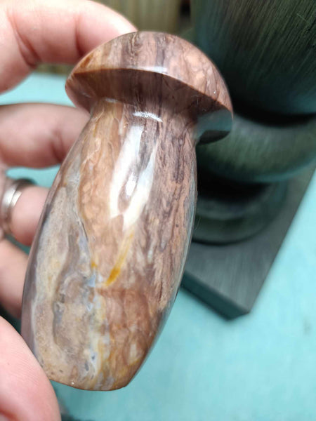 Polychrome Jasper Crystal Mushroom