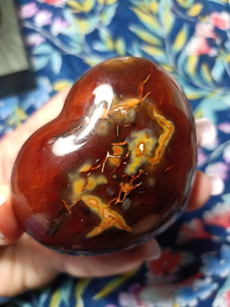 Carnelian Jasper Crystal Heart