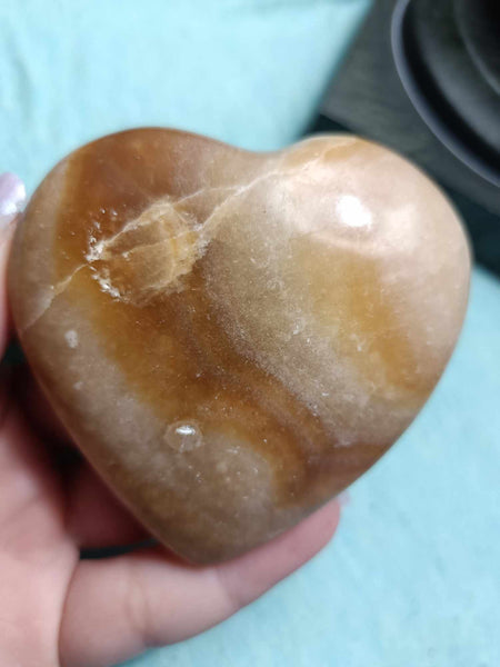 Yellow Topaz Heart