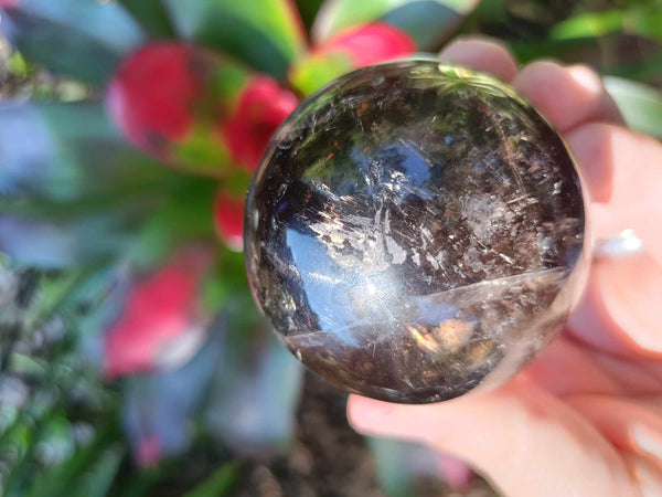 Smokey Quartz Crystal Sphere