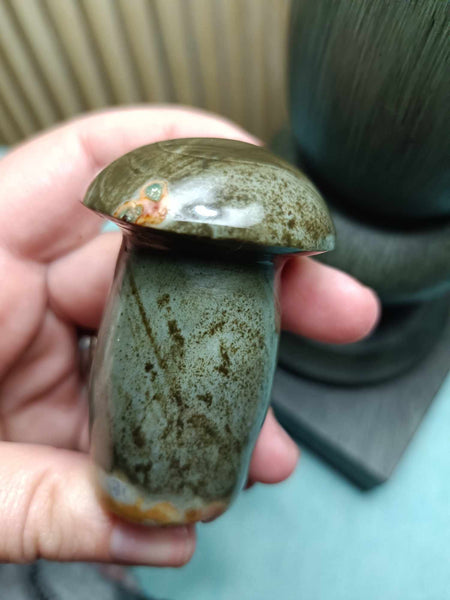 Polychrome Jasper Crystal Mushroom