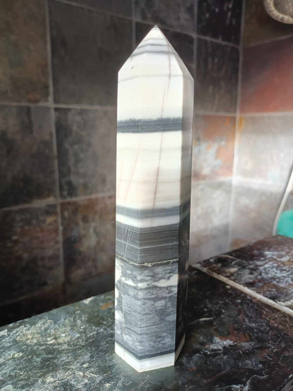 Yin and Yang Calcite Big Tower