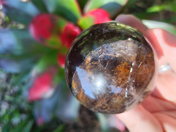 Smokey Quartz Crystal Sphere