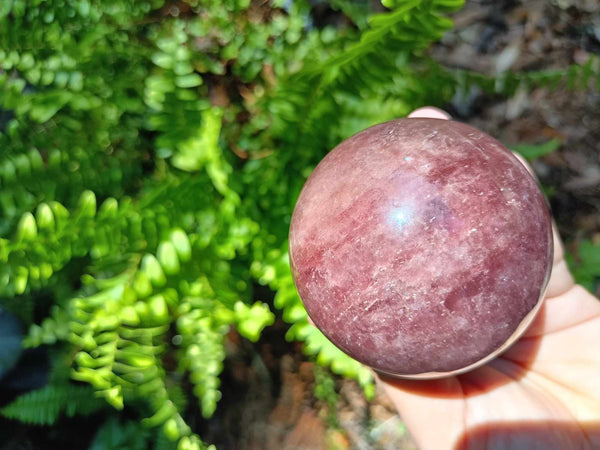 Strawberry Quartz Crystal Sphere