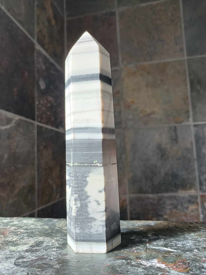 Yin and Yang Calcite Big Tower