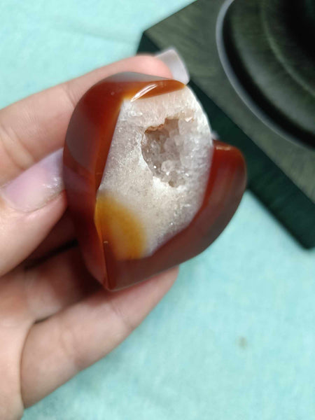 Carnelian Jasper heart