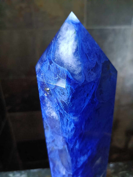 Blueberry Quartz Crystal Tower