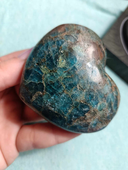 Apatite Crystal Heart