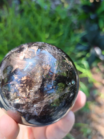 Smokey Quartz Crystal Sphere