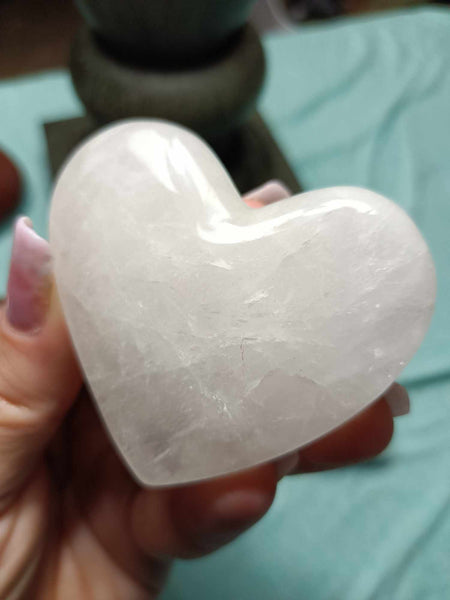 Clear Quartz Crystal heart