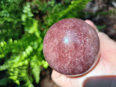 Strawberry Quartz Crystal Sphere