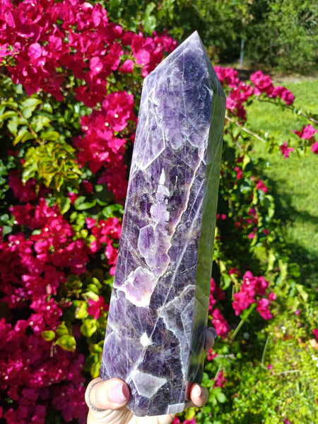 Dream Amethyst large crystal Tower