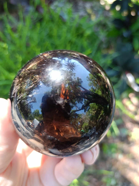 Smokey Quartz Crystal Sphere