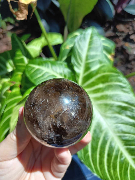 Smokey Quartz Crystal Sphere