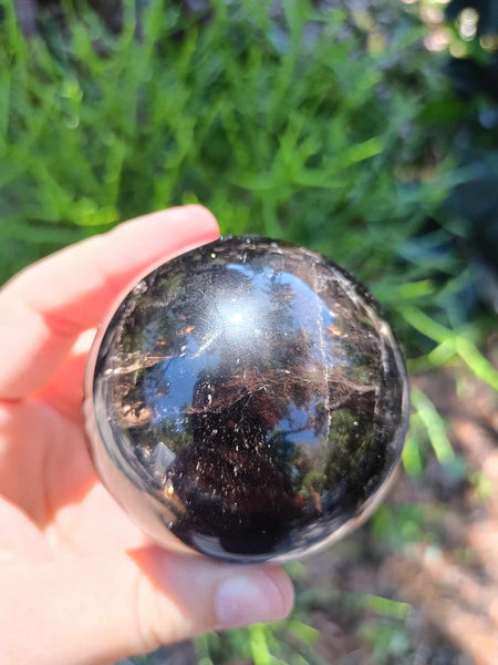 Smokey Quartz Crystal Sphere