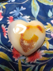 Agate Crystal Heart