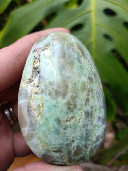 Green Moonstone Palmstone Garnierite