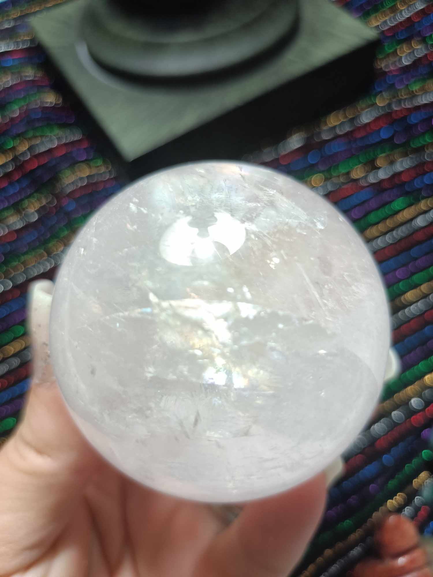 Merkabite Calcite Sphere 2.3in diameter – Orender Gardens