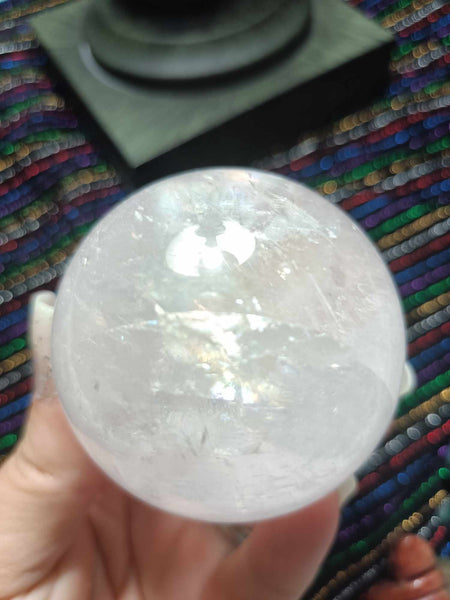 Merkabite Calcite Sphere 2.3in diameter