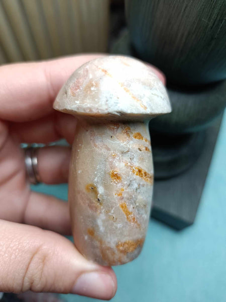 Natural Sandstone Crystal mushroom