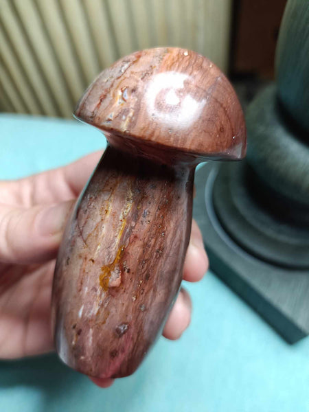 Polychrome Jasper Crystal Mushroom