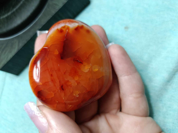 Carnelian Jasper heart