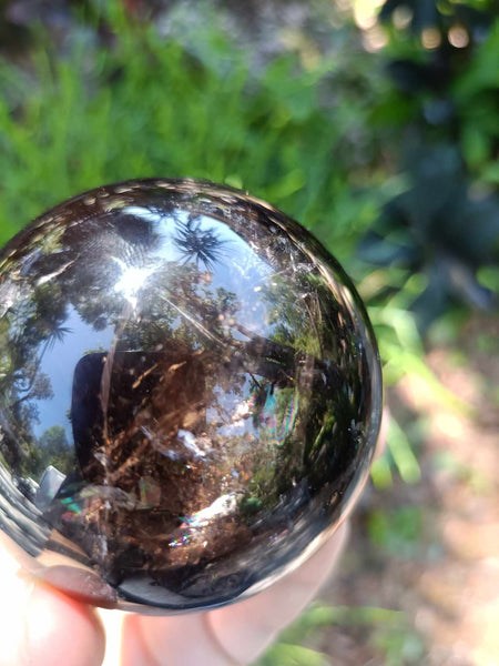 Smokey Quartz Crystal Sphere