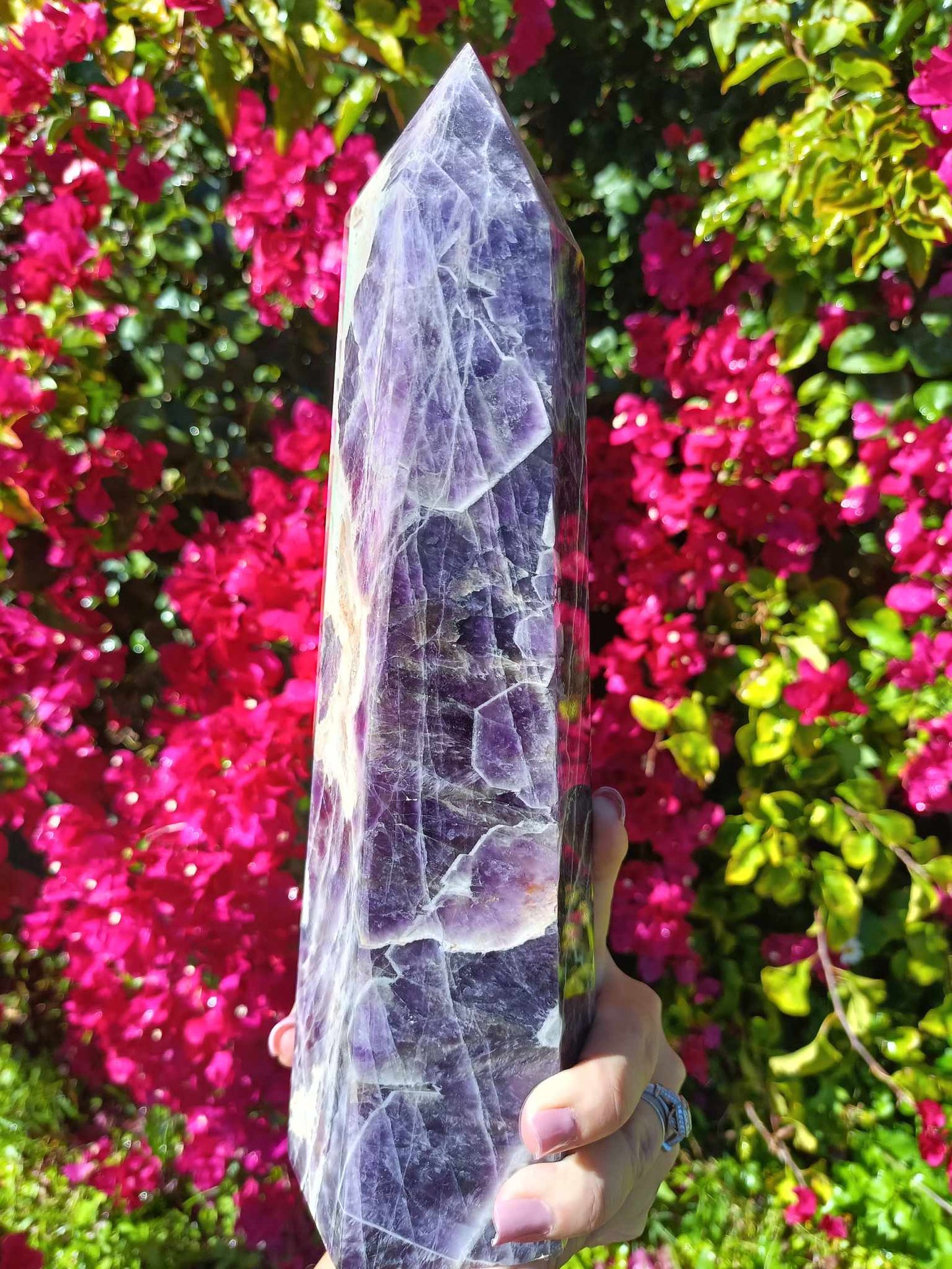 Dream Amethyst large crystal Tower