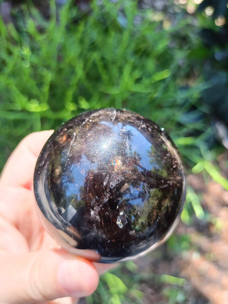 Smokey Quartz Crystal Sphere