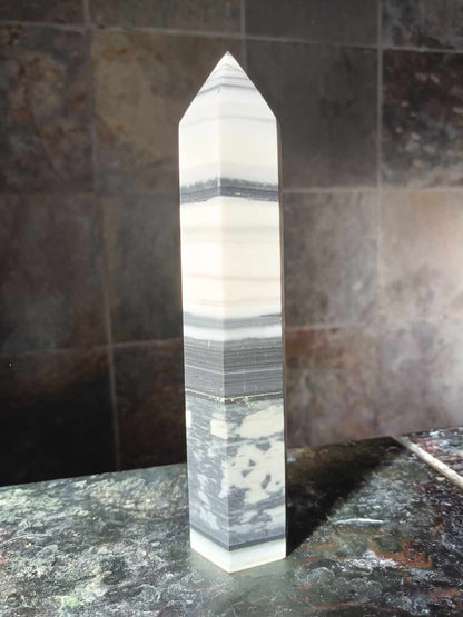 Yin and Yang Calcite Big Tower